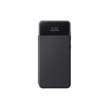 Capa com carteira Samsung EF-EA336PBEGEW para Galaxy A33 5G, compatível com ecrãs de 6,4 polegadas, preto, 1 compartimento para cartões