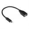 Alcasa 2511-OTG2. Comprimento do cabo: 0,1 m, Ligação 1: USB C, Ligação 2: USB A, Versão USB: USB 2.0, Taxa máxima de transferência de dados: 480 Mbit/s, Descri