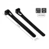 Abraçadeira de cabo reutilizável 150 mm x 7,2 mm, preto, resistente a UV, -40 °C a +85 °C, 100 unidades (KAB-R15S72)