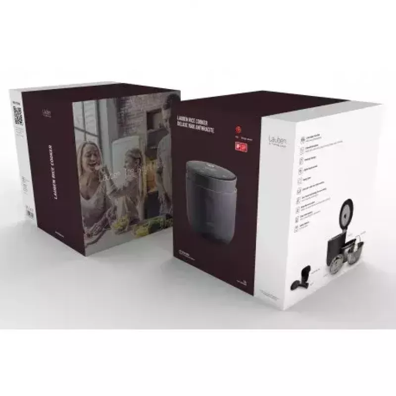 Panela de arroz Lauben LBNRCD1500AT 1,5L 500W preto