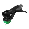 Cápsula Audio-Technica AT-VM95E/H com concha AT-HS6BK pré-montada (preto/verde)