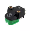 Cápsula Audio-Technica AT-VM95E/H com concha AT-HS6BK pré-montada (preto/verde)