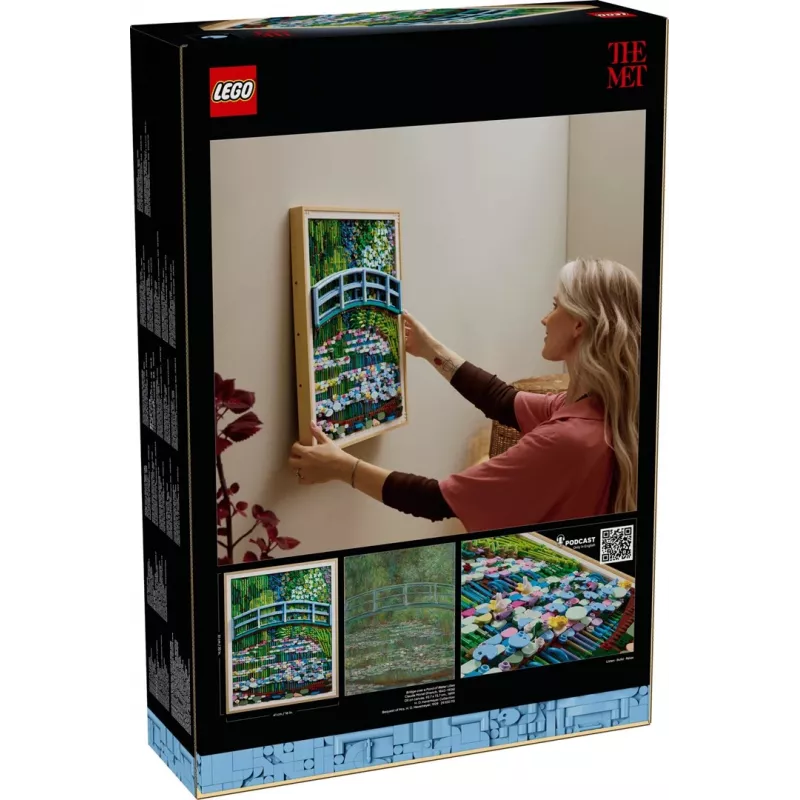 LEGO Art 31220 Claude Monet — Ponte sobre o lago com nenúfares
