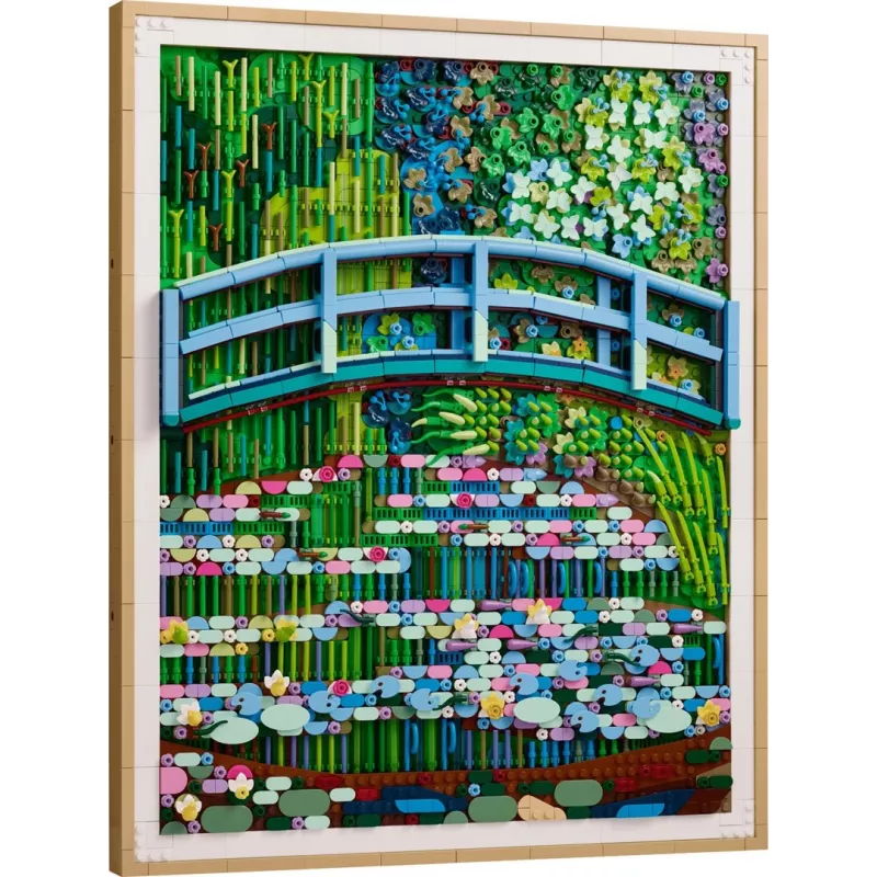 LEGO Art 31220 Claude Monet — Ponte sobre o lago com nenúfares