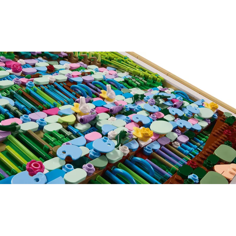 LEGO Art 31220 Claude Monet — Ponte sobre o lago com nenúfares