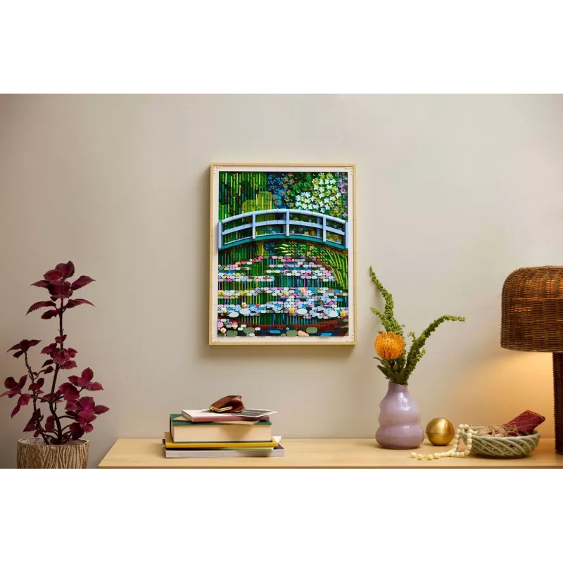 LEGO Art 31220 Claude Monet — Ponte sobre o lago com nenúfares