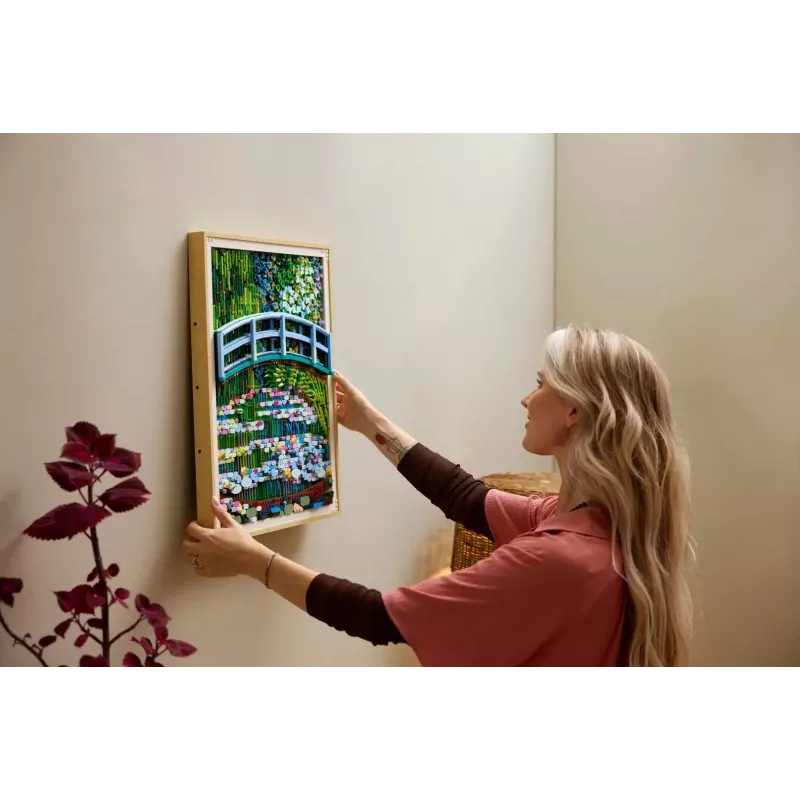 LEGO Art 31220 Claude Monet — Ponte sobre o lago com nenúfares