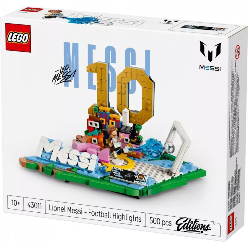 LEGO Editions Sports 43011 Lionel Messi — Momentos de futebol