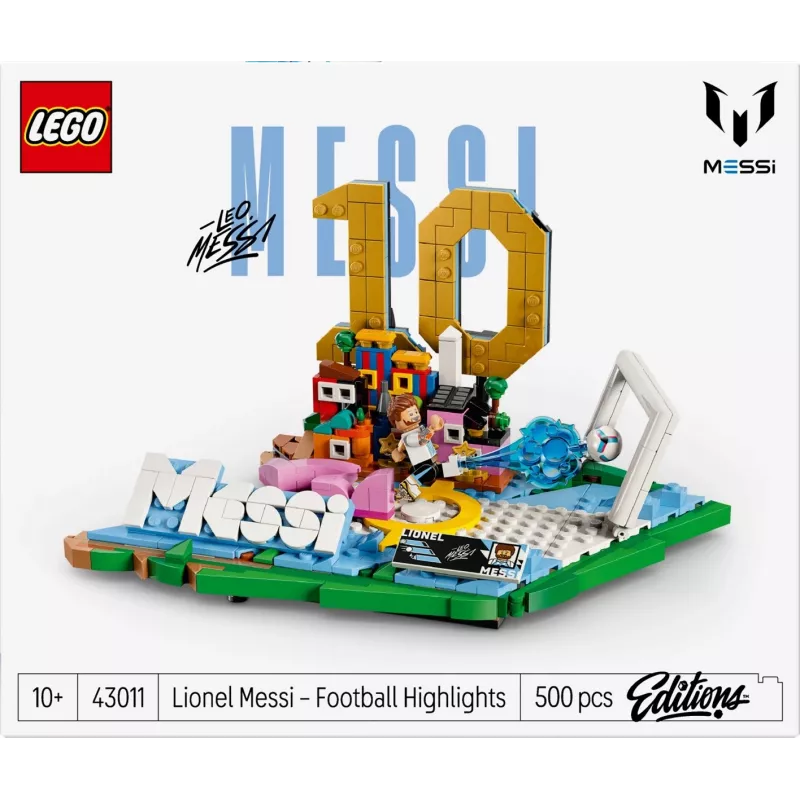 LEGO Editions Sports 43011 Lionel Messi — Momentos de futebol