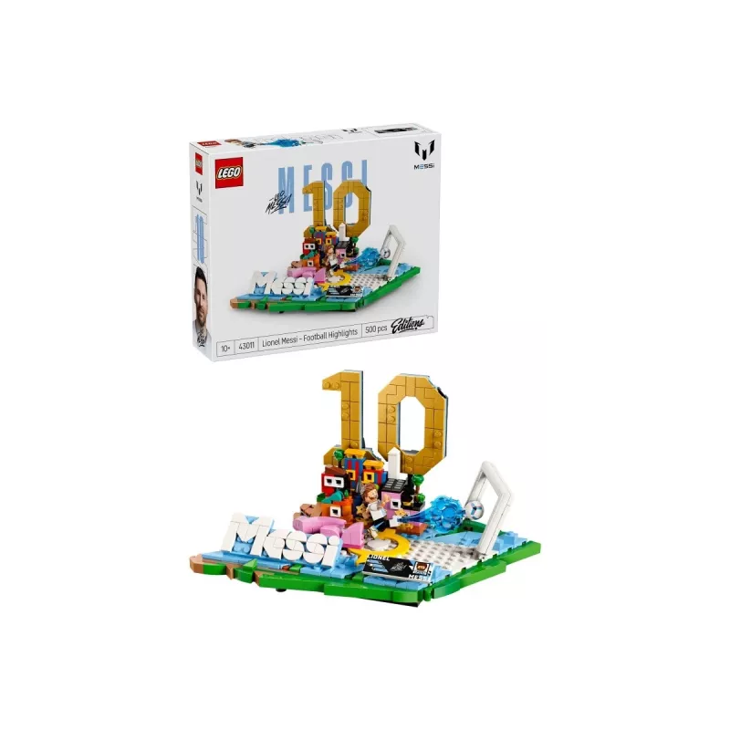 LEGO Editions Sports 43011 Lionel Messi — Momentos de futebol