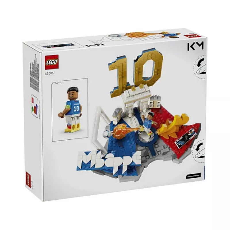 LEGO Editions 43013 Kylian Mbappé – momentos de futebol