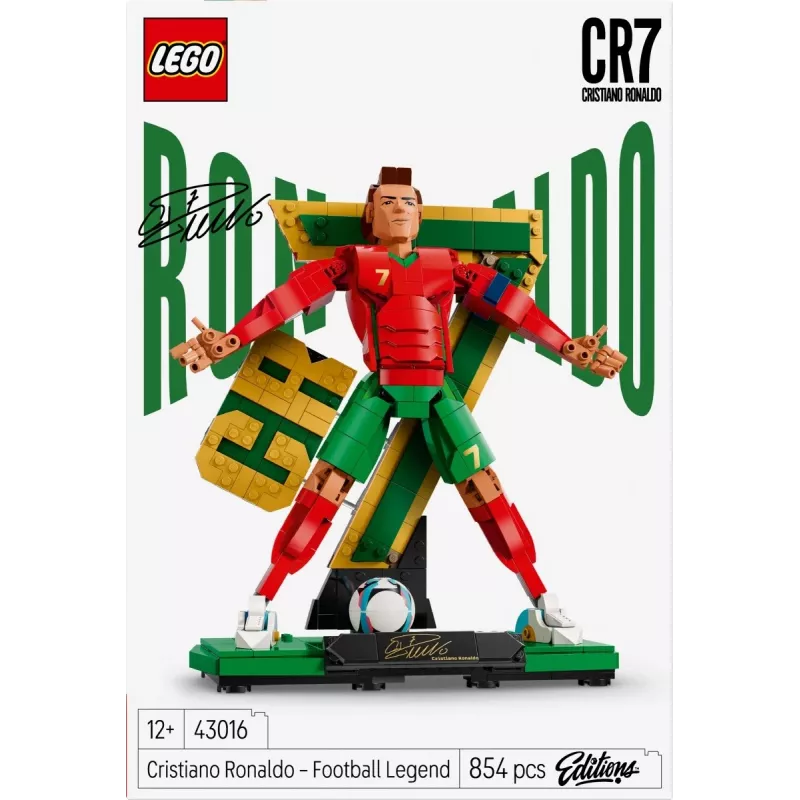 LEGO Editions Sports 43016 Cristiano Ronaldo — Lenda do futebol