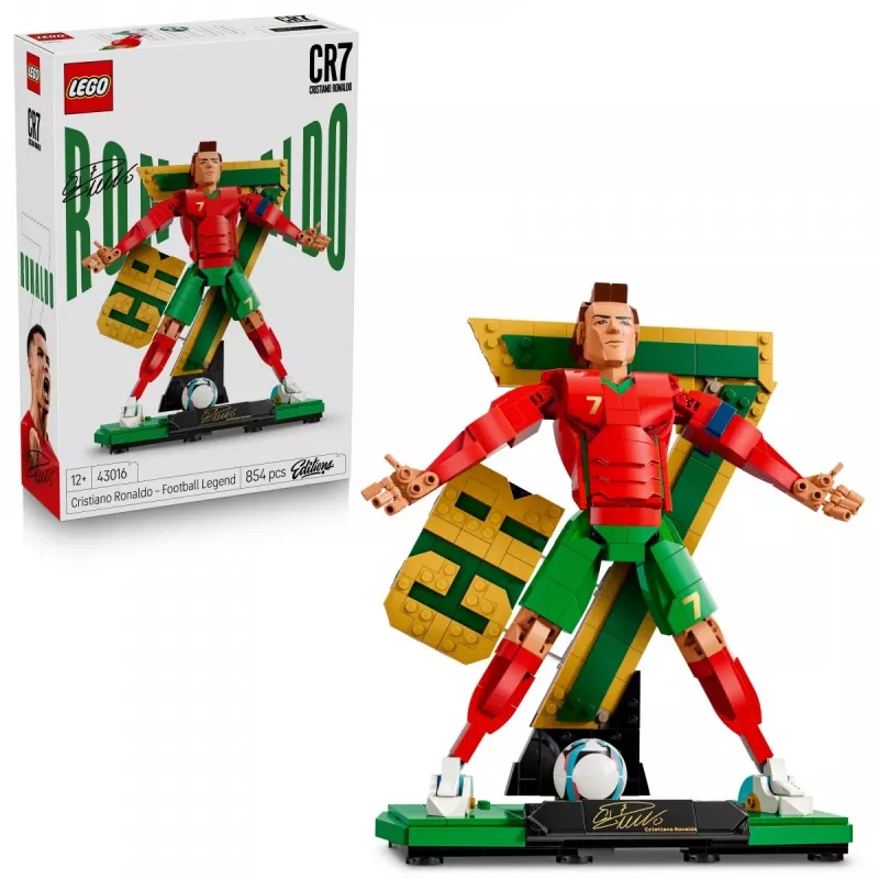 LEGO Editions Sports 43016 Cristiano Ronaldo — Lenda do futebol