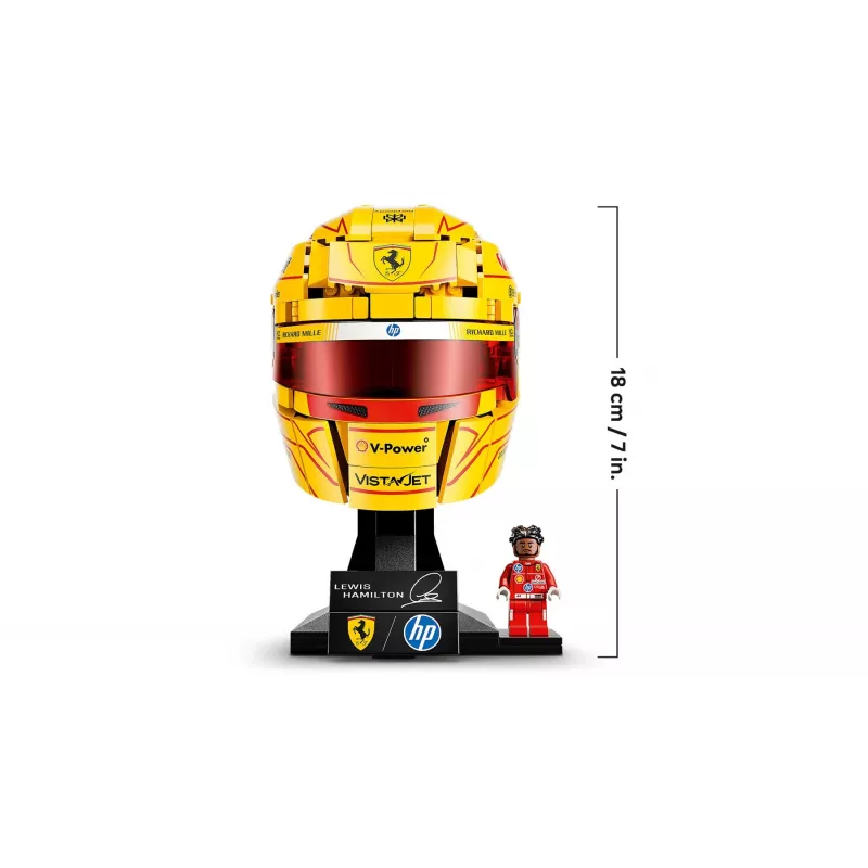 LEGO Editions 43022 Capacete Lewis Hamilton Scuderia Ferrari HP