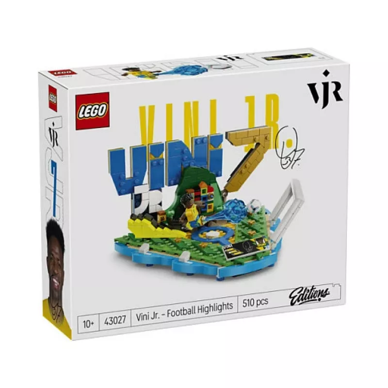LEGO Editions 43027 Vini Jr. – momentos de futebol