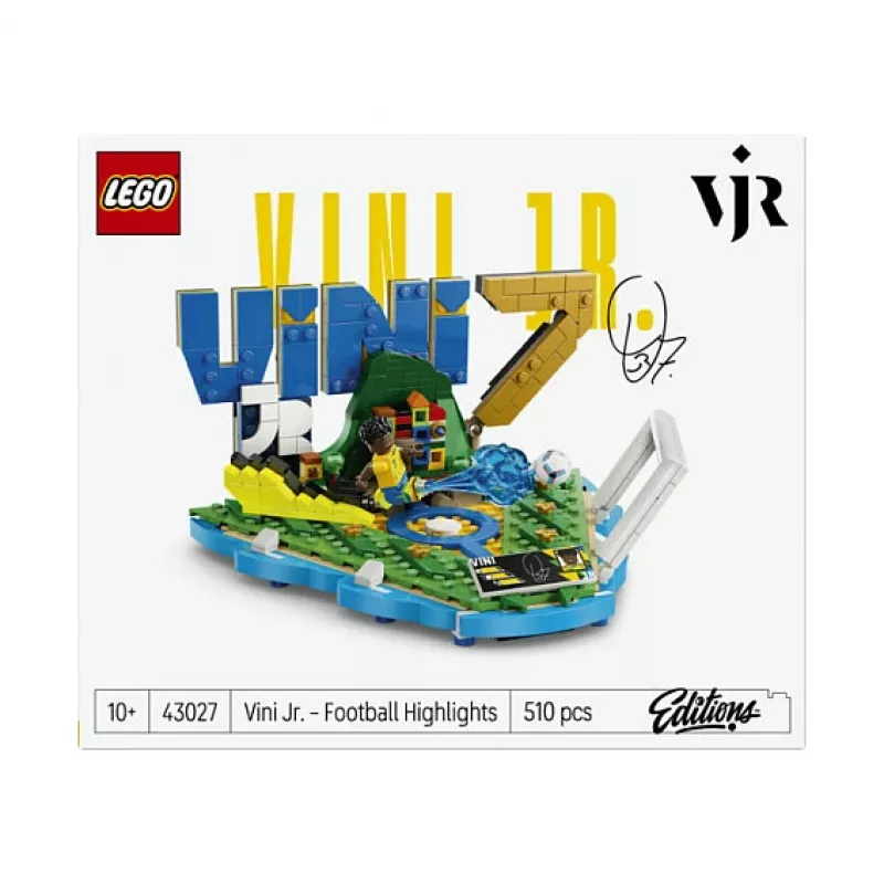 LEGO Editions 43027 Vini Jr. – momentos de futebol
