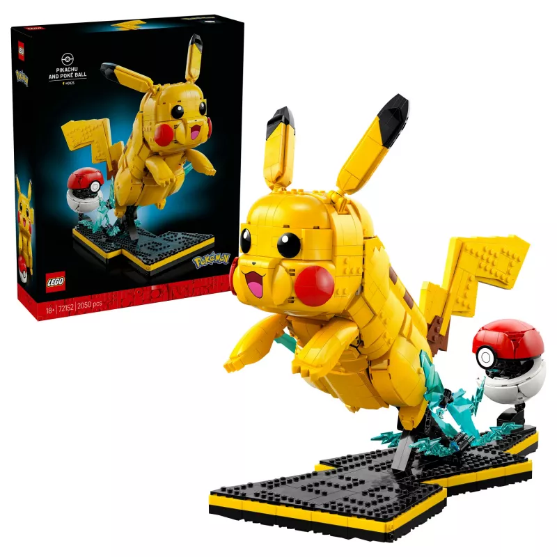 72152 Pokémon Pikachu e Pokébola