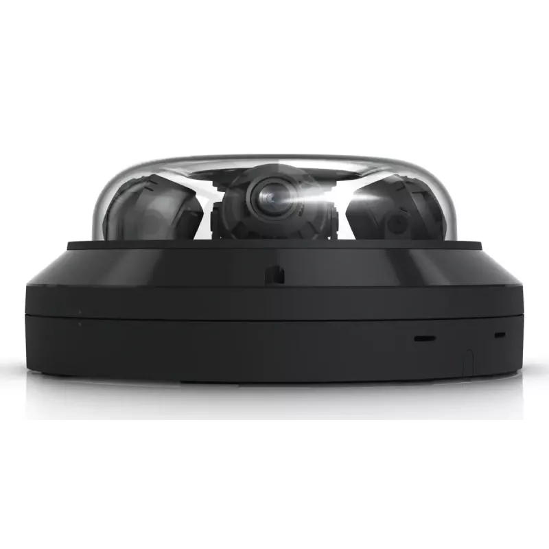 Câmara de vigilância IP UBIQUITI AI Multi Sensor 4 – dome, montagem no teto, 3840×2160, campo de visão 360°, com fios, preto