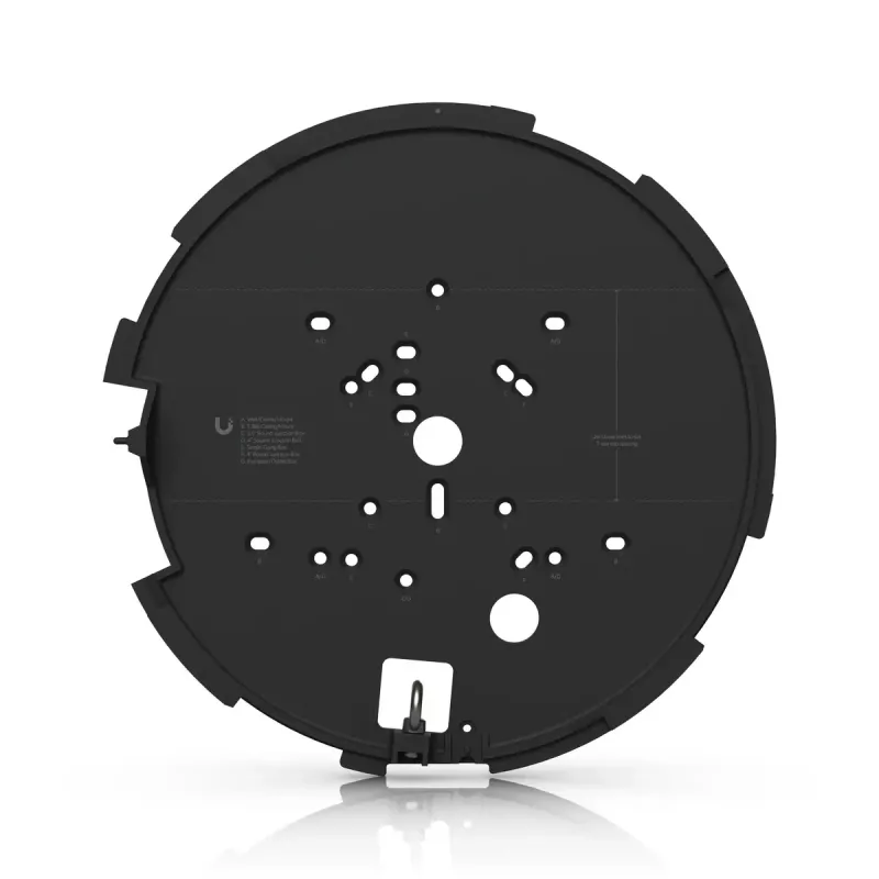 Câmara de vigilância IP UBIQUITI AI Multi Sensor 4 – dome, montagem no teto, 3840×2160, campo de visão 360°, com fios, preto