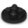 Câmara de vigilância IP UBIQUITI AI Multi Sensor 4 – dome, montagem no teto, 3840×2160, campo de visão 360°, com fios, preto