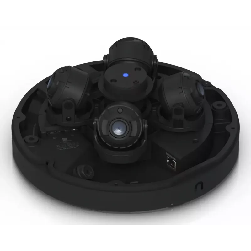 Câmara de vigilância IP UBIQUITI AI Multi Sensor 4 – dome, montagem no teto, 3840×2160, campo de visão 360°, com fios, preto