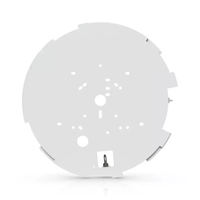 Câmara de vigilância dome IP UBIQUITI AI Multi Sensor 4 — 3840×2160, campo de visão 360°, zoom ótico 2,33×, montagem no teto, com fios (branco/preto)