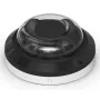 Câmara de vigilância dome IP UBIQUITI AI Multi Sensor 4 — 3840×2160, campo de visão 360°, zoom ótico 2,33×, montagem no teto, com fios (branco/preto)