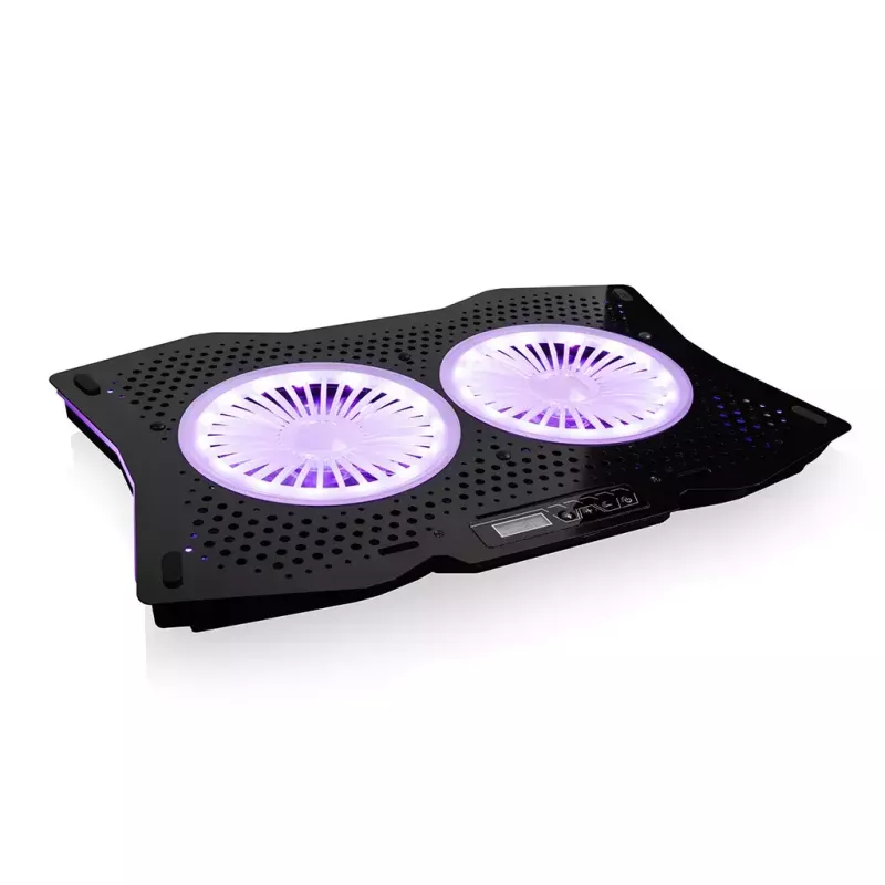 Base de arrefecimento Modecom MC-CF18 RGB 45,7 cm 2 ventoinhas preto