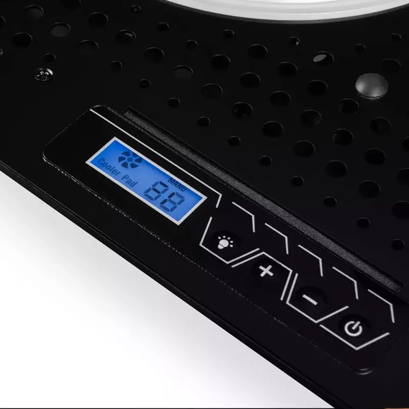 Base de arrefecimento Modecom MC-CF18 RGB 45,7 cm 2 ventoinhas preto