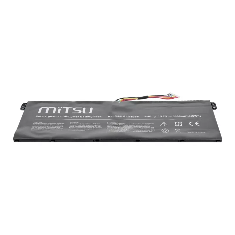 Bateria MITSU BC/AC-E3 para portáteis Acer 2200 mAh 33 Wh 15,2 V