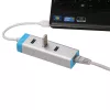 i-tec USB 3.0 HUB de carregamento metálico, 4 portas, com adaptador de corrente