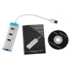 i-tec USB 3.0 HUB de carregamento metálico, 4 portas, com adaptador de corrente