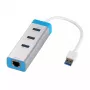 i-tec USB 3.0 HUB de carregamento metálico, 4 portas, com adaptador de corrente