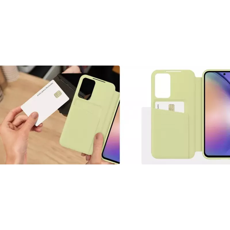Capa com carteira Samsung EF-ZA546 para Galaxy A54, para ecrãs de 6,4 polegadas (16,3 cm), Blueberry