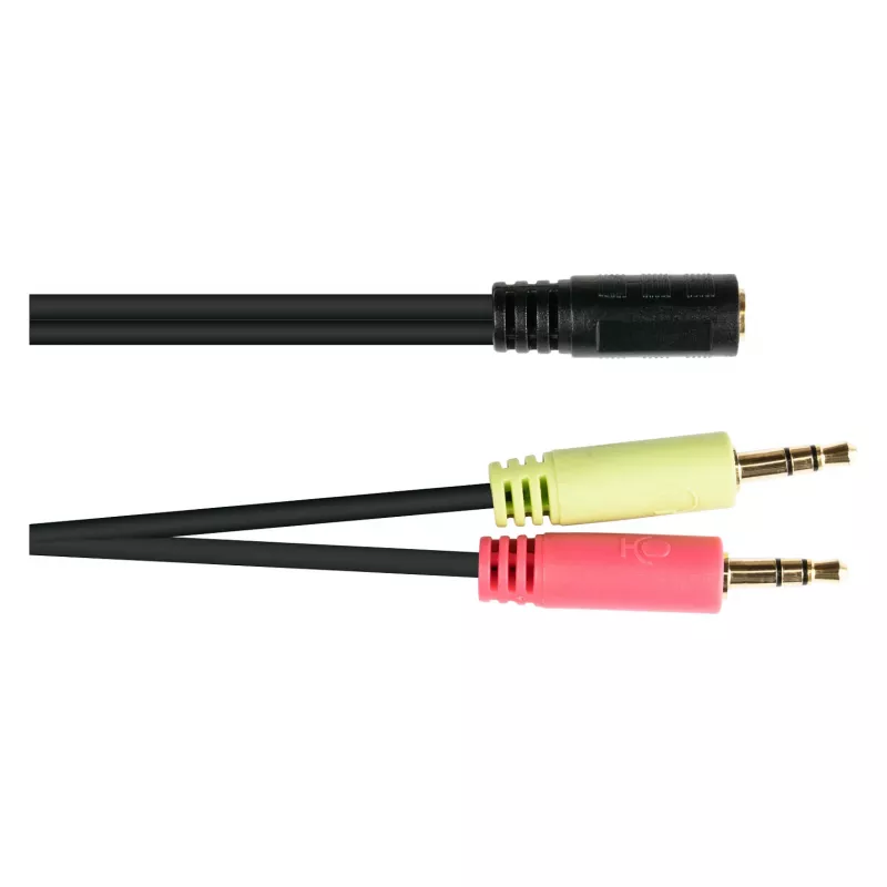 Adaptador de headset Good Connections jack 3,5 mm CTIA com pinça