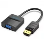 Adaptador de I/O DP para VGA/0,15 m preto Hbfbb Vention