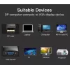 Adaptador de I/O DP para VGA/0,15 m preto Hbfbb Vention