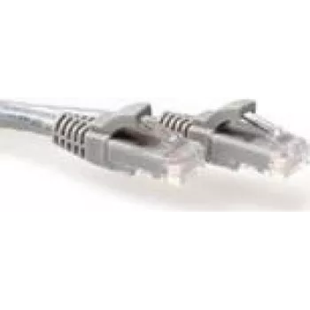 Cabo de rede ACT cinzento 1,5 m U/UTP CAT6A Snagless RJ45
