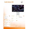 Monitor Apple Studio Display XDR com vidro nano-texturizado, suporte inclinável e ajustável em altura