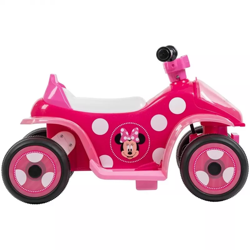 Quad infantil elétrico para montar HUFFY Minnie Mouse modelo 19073W, ATV infantil a bateria