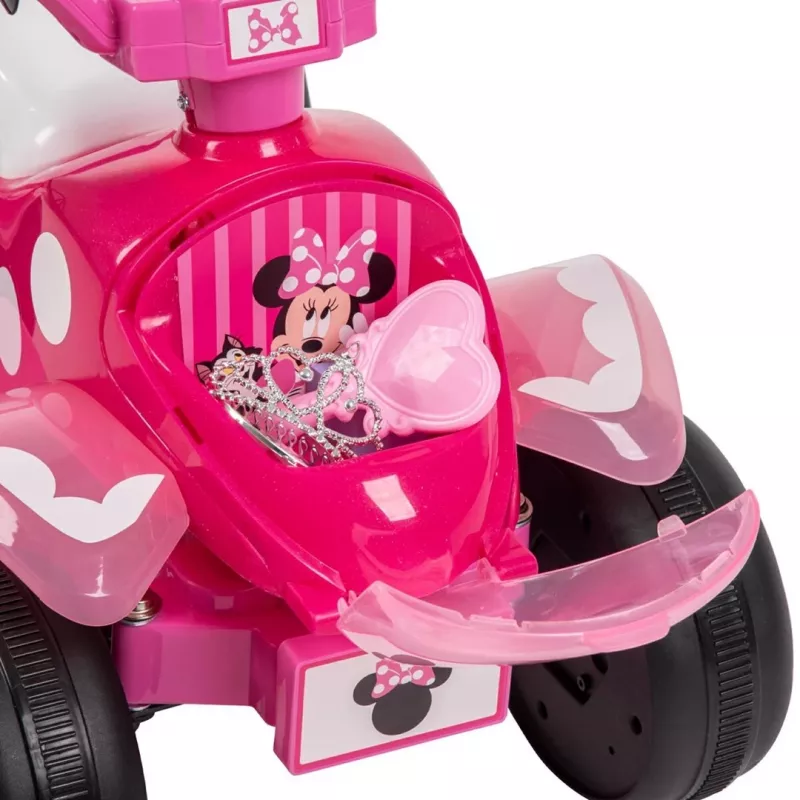 Quad infantil elétrico para montar HUFFY Minnie Mouse modelo 19073W, ATV infantil a bateria
