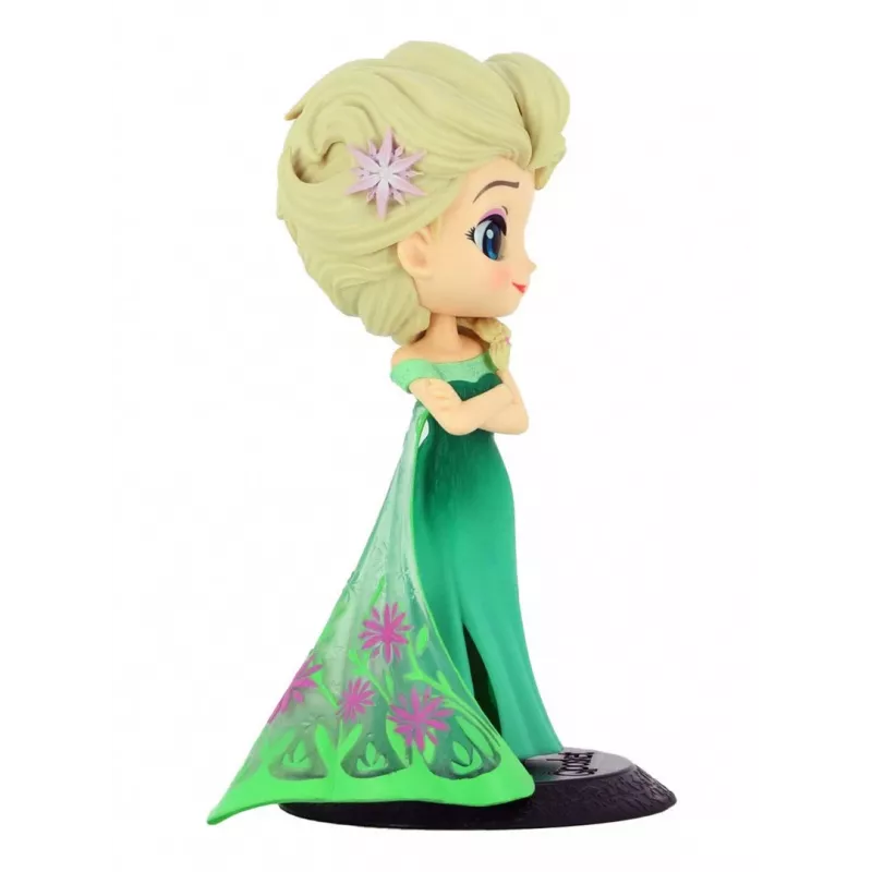 Figura Bandai Q Posket Disney Elsa Surprise Ver. B – figura vinil estilizada de coleção