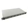 Helos 375550 caixa de emendas de fibra ótica de 19", 6x LC/APC Duplex OS2, pronta para emenda, cinzento