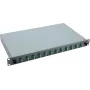 Helos 375552 caixa de emendas de fibra ótica de 19", 12x LC/APC Duplex OS2, pronta para emenda, cinzento