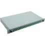 Helos 375554 caixa de emendas de fibra ótica de 19", 24x LC/APC Duplex OS2, pronta para emenda, cinzento