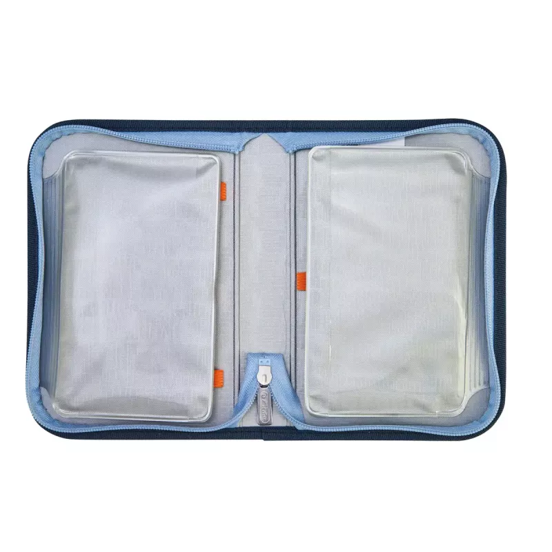 Conjunto de mochila escolar HERLITZ Loop Plus TechMech para rapaz — poliéster, composto por mochila escolar, saco de desporto, estojo, estojo de lápis