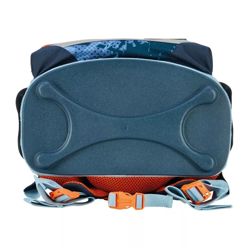 Conjunto de mochila escolar HERLITZ Loop Plus TechMech para rapaz — poliéster, composto por mochila escolar, saco de desporto, estojo, estojo de lápis