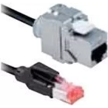 Cabo de rede Bachmann 918.034 Cat6a STP, 5 m, preto, RJ-45