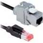 Bachmann 918.034 cabo de rede Cat6a STP, 5 m, preto, RJ-45
