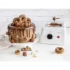 Derretedor de chocolate Städter, 1,5 L, prateado/branco